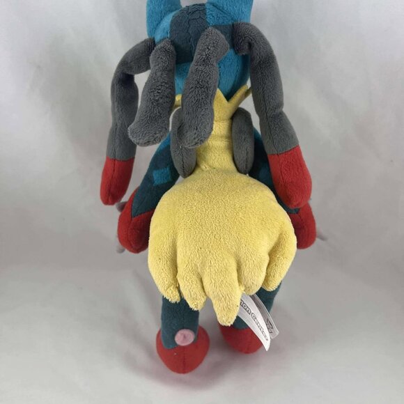 Mega Lucario Pokemon Center 2014 Plush 11" Toy Doll Authentic - Picture 3 of 5